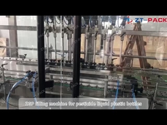 100ml-5L Pestisit SL Gübre Sıvı Dolum Paket Hattı, Yerçekimi Dolum Makinesi ve Tracki ile